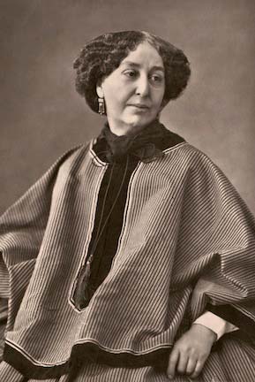 george sand by nadar, 1864
