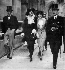 Harold Nicolson,Vita Sackville-West, Rosamund Grosvenor & Lionel Sackville-West, 1913