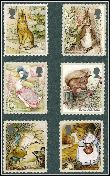 beatrix potter stamps Britain