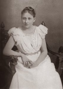 Poet Amy Lowell at age 16