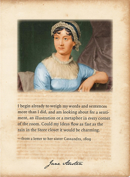 Jane Austen as a writer