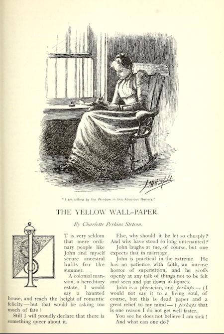 The Yellow Wallpaper in New England Magazine, 1892