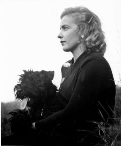 Margaret Wise Brown and her dog, Crispin's Crispian