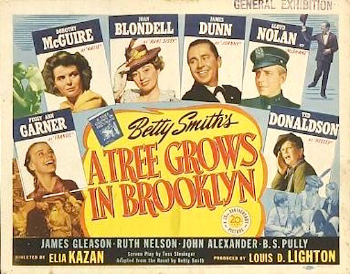A Tree Grows In Brooklyn film 1945 film Poster