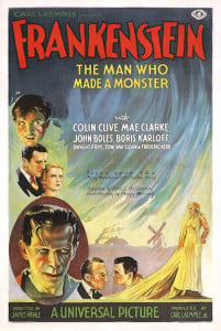 Frankenstein film poster 1931