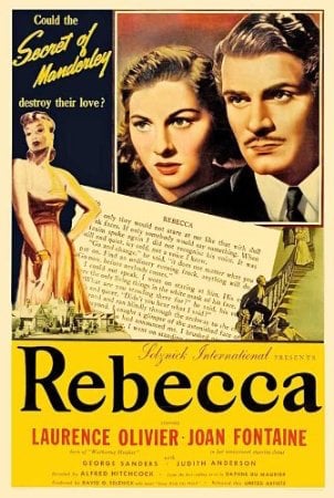 Rebecca 1940 movie poster