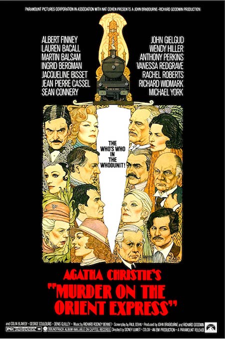 Murder on the Orient Express film poster 1974