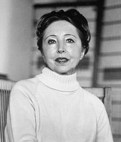 Anaïs Nin in 1970; photo by Elsa Dorfman courtesy of Wikimedia Commons