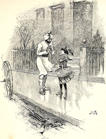 Sara Crewe (1888); the indian gentleman