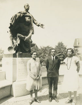 Jessie Fauset with Langston Hughes & Zora Neale Hurston