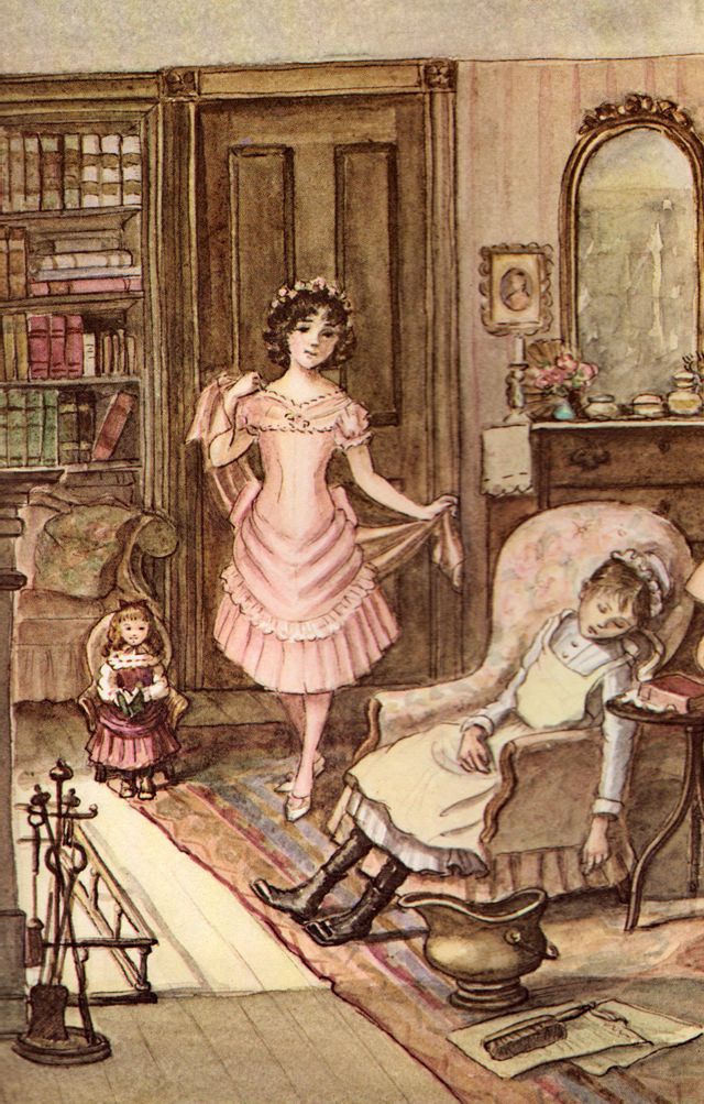 Illustration from A Little Princess