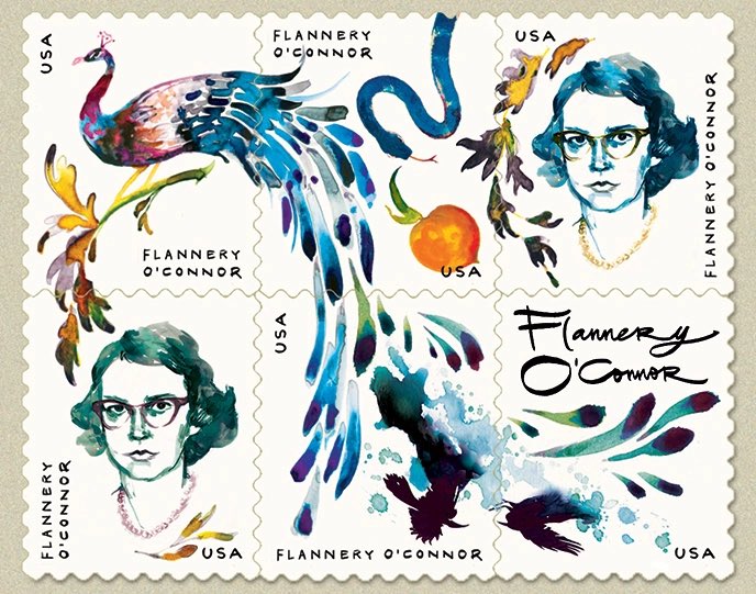 Flannery O'Connor Postage stamps USPS