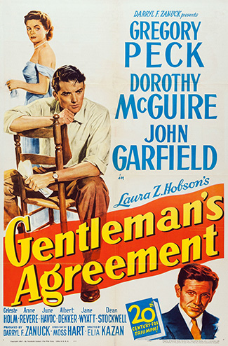 Gentleman's Agreement 1947 film poster