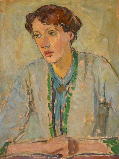 Virginia Woolf painting by Vanessa Bell, 1912