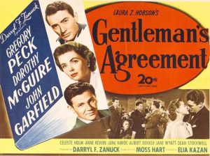 Gentleman's agreement 1947 film poster