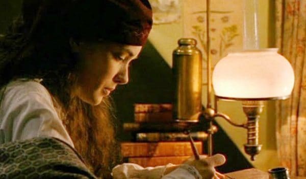 winona ryder as jo march in the 1994 film version of Little Women