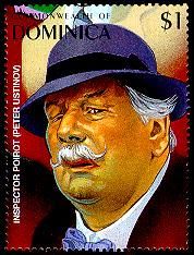Agatha Christie - Hercule Poirot stamp