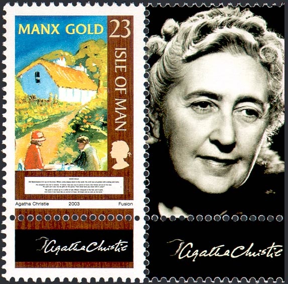 Agatha Christie stamp Isle of Man