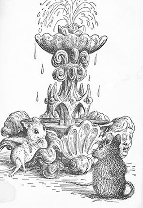 Illustration by Garth Williams from Rescuers by Margery Sharp (1959)