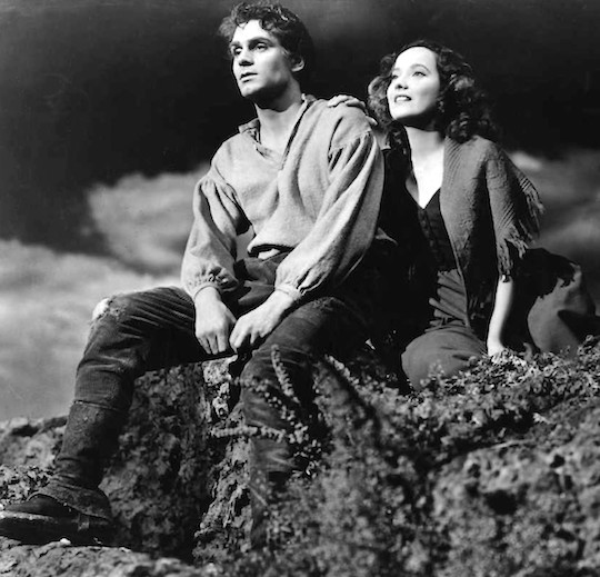 Laurence Olivier and Merle Oberon in Wuthering Heights 1939 film