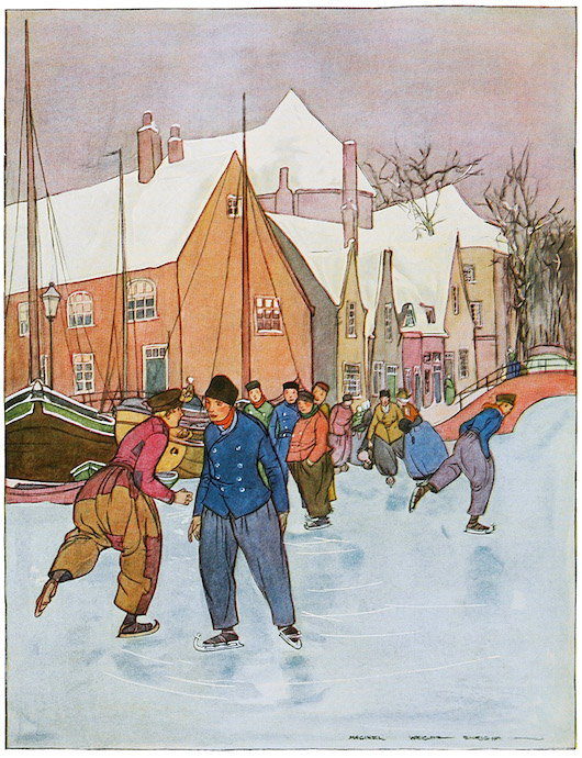 Hans Brinker illustration by Maginel Wright Enright