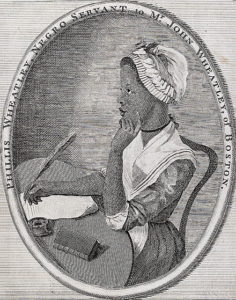 Phillis Wheatley, first African-American poet