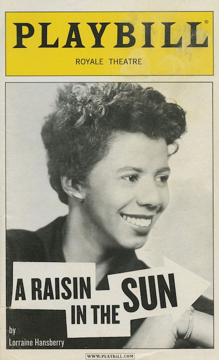 A Raisin in the Sun by Lorraine Hansberry - Playbilll