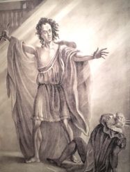 Frankenstein on stage, 1823