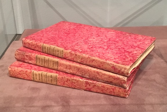 Original 3-volume edition of Frankenstein by Mary Shelley, 1818