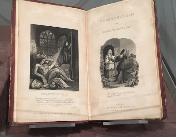 1831 edition of Frankenstein by Mary Shelley