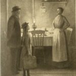 anne shirley with matthew and marilla cuthbert