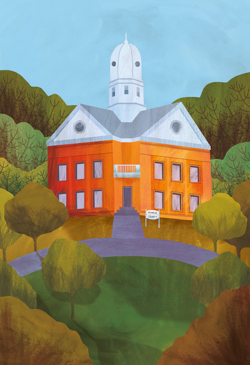 Literary Places by Sarah Baxter (author) and Amy Grimes (illustrator) Harper Lee's Monroeville