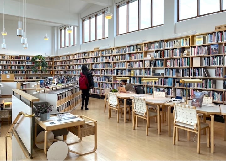 Library at Nordic House, Rekjavik