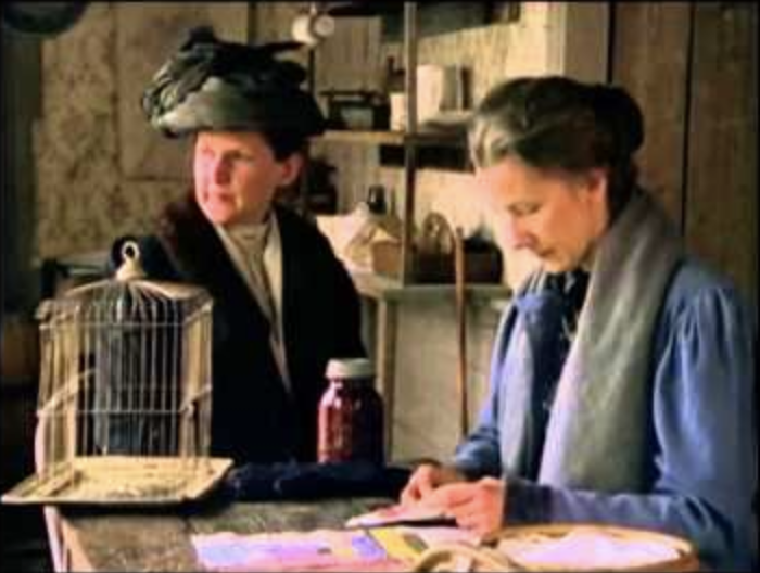 Scene from the film version of A Jury of Her Peers by Susan Glaspell