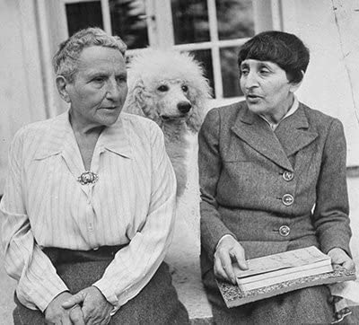 Gertrude Stein, Alice B. Toklas, and Basket