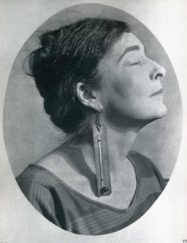 Mina Loy 1917 by Man Ray