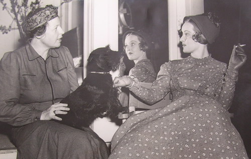 Rachel Field and Bette Davis