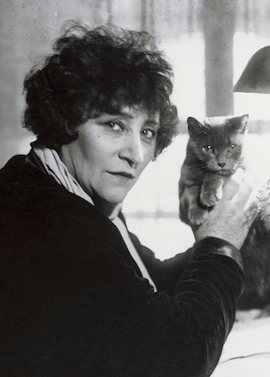 Colette and her cat
