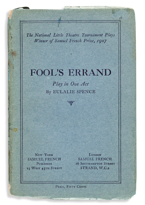 Fool's Errand by Eulalie Spence