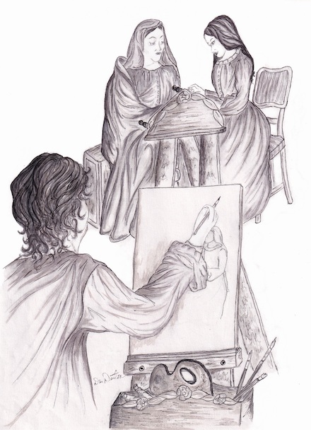 Part Two Illustration from A Dove Upon Her Branch - Christina Rossetti