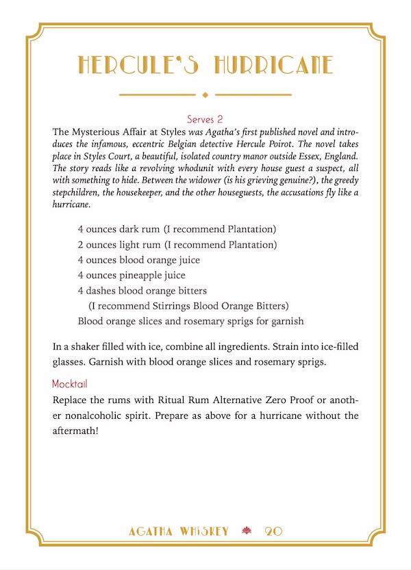 Hercule's Hurricane cocktail recipe