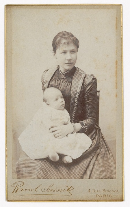 Jo van Gogh Bonger and son Vincent Willem,1890